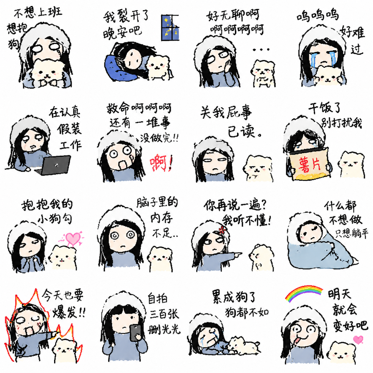 Sticker pack from your photo public work